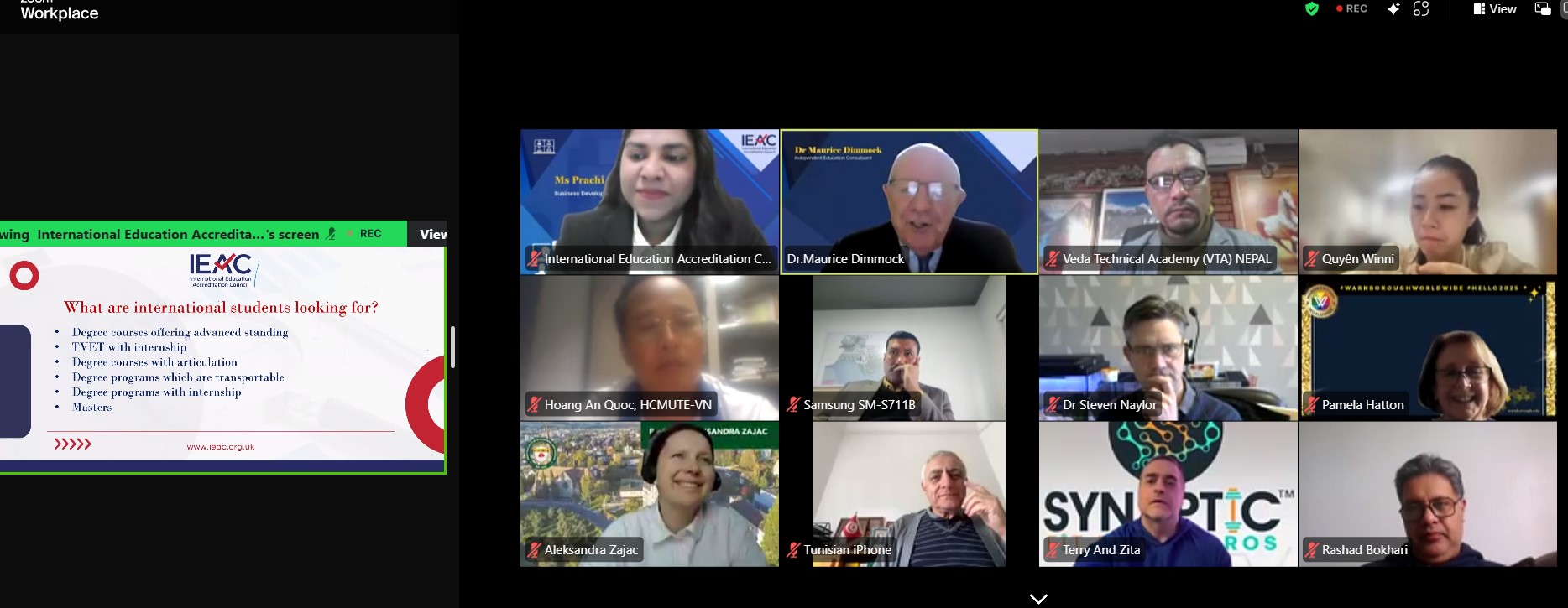 IEAC WEBINAR