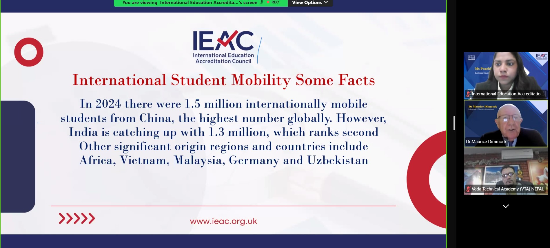 IEAC WEBINAR